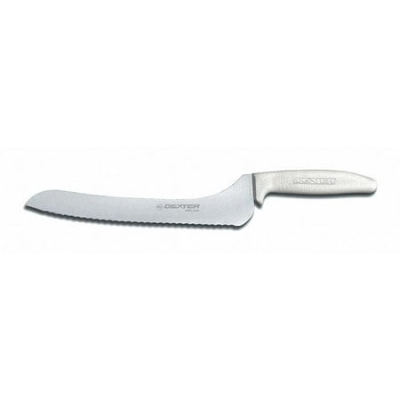DEXTER RUSSELL 13583 Bread Slicer 9 In Offset Scalloped White