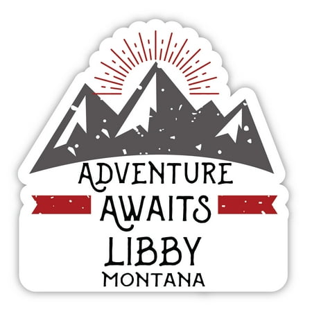 Libby Montana Souvenir 4-Inch Magnet Adventure Awaits Design