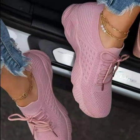 Byte Legend Women s Plain Sneaker Lace-up Hida Chunky Sports Shoes