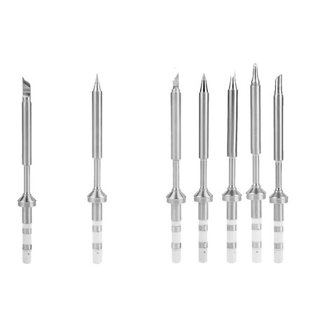 7pcs Mini Stainless Steel Soldering Iron Tips Replacement for TS100 Soldering Iron 7 Types
7pcs Mini Stainless Steel Soldering Iron Tips Replacement for TS100 Soldering Iron 7 Types
