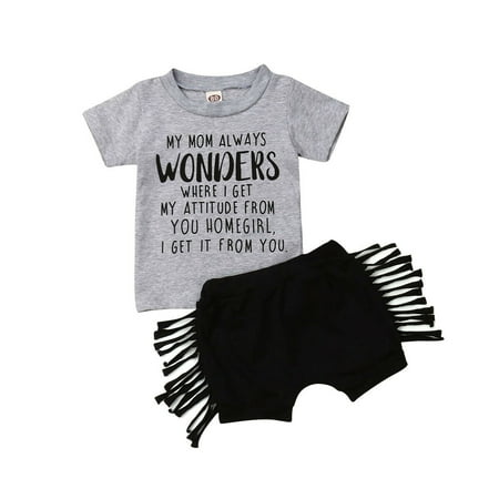 Pudcoco Fashion Toddler Kids Baby Girl T-shirt Tops+Tassel Shorts Pants Outfits Stock
Pudcoco Fashion Toddler Kids Baby Girl T-shirt Tops+Tassel Shorts Pants Outfits Stock