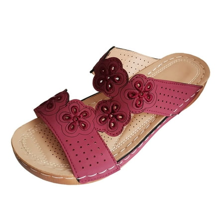 WNVMWI Sandals Women Dress Sandals Large Size Red Shoes Slippers Flip Flops Rhinestone Sandals for Women Ladies Retro Solid Flower Hollow Out Slope Heel Thick Bottom Large Size Sandal Slippers Size 38
WNVMWI Sandals Women Dress Sandals Large Size Red Shoes Slippers Flip Flops Rhinestone Sandals for Women Ladies Retro Solid Flower Hollow Out Slope Heel Thick Bottom Large Size Sandal Slippers Size 38