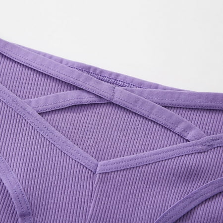 Cathalem Long Underwear Women Hiking Underpants Patchwork Color Underwear Panties Bikini Solid Womens Briefs Briefs Women Underpants Purple Small
Cathalem Long Underwear Women Hiking Underpants Patchwork Color Underwear Panties Bikini Solid Womens Briefs Briefs Women Underpants Purple Small