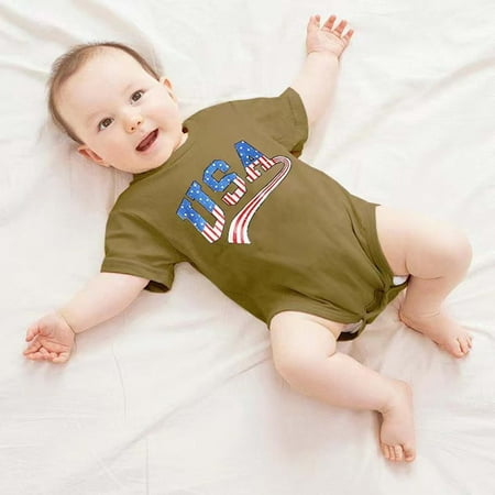 qucoqpe Toddler Baby 4th of July Outfit Boy Girl Oversized Romper/Shirts+Shorts Retro American Flag Matching Clothes
qucoqpe Toddler Baby 4th of July Outfit Boy Girl Oversized Romper/Shirts+Shorts Retro American Flag Matching Clothes