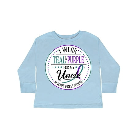 Inktastic Suicide Prevention- I Wear Teal and Purple for My Uncle Gift Toddler Boy or Toddler Girl Long Sleeve T-Shirt
Inktastic Suicide Prevention- I Wear Teal and Purple for My Uncle Gift Toddler Boy or Toddler Girl Long Sleeve T-Shirt