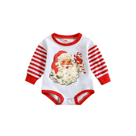 Gureui Newborn Baby Girls Boys Autumn Casual Romper Long Sleeve Santa Claus Print Stripe Patchwork Playsuit
Gureui Newborn Baby Girls Boys Autumn Casual Romper Long Sleeve Santa Claus Print Stripe Patchwork Playsuit