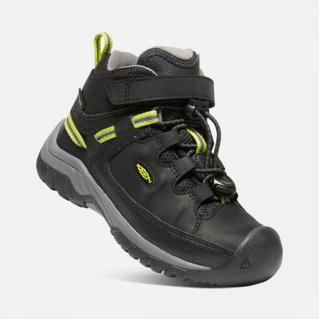 KEEN Unisex Little Kids Targhee Waterproof Boot Black/Steel Grey - 1026297