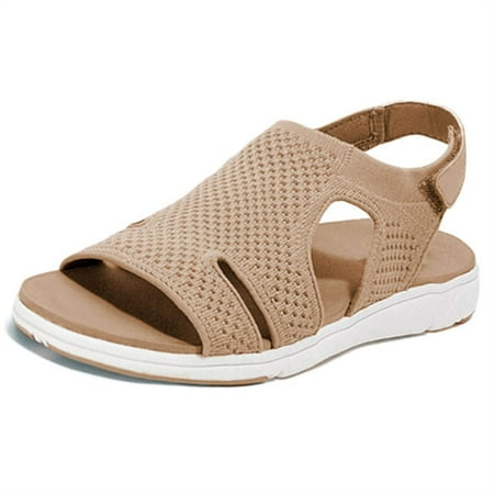 Pfysire Women Orthopedic Open Toe Sandals W/ Arch Support Beach Shoes Apricot US 6.5
Pfysire Women Orthopedic Open Toe Sandals W/ Arch Support Beach Shoes Apricot US 6.5