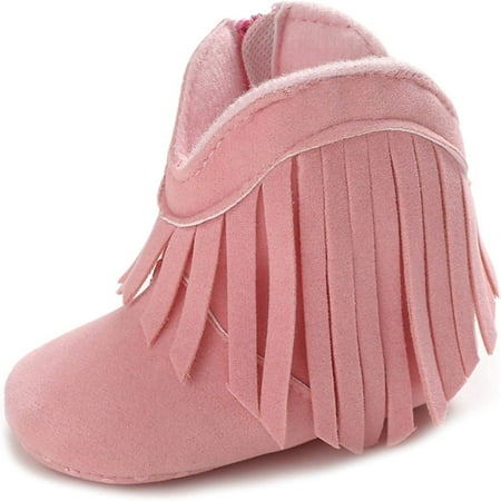 QWZNDZGR Baby Girls Cowboy Tassel Boots Side Zipper Moccasins Soft Bottom Non-Slip Toddler Shoe
QWZNDZGR Baby Girls Cowboy Tassel Boots Side Zipper Moccasins Soft Bottom Non-Slip Toddler Shoe