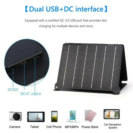 21W ETFE Solar Panel Charger Outdoor Portable 5V/12V USB/DC Solar Folding Bag Phone Mobile Powers Charger
21W ETFE Solar Panel Charger Outdoor Portable 5V/12V USB/DC Solar Folding Bag Phone Mobile Powers Charger