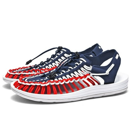 Summer Men Sandals Fashion Handmade Weaving Design Beach Sandals Breathable Casual Flat Sandals Outdoor Couples Sandals Size 48
Summer Men Sandals Fashion Handmade Weaving Design Beach Sandals Breathable Casual Flat Sandals Outdoor Couples Sandals Size 48