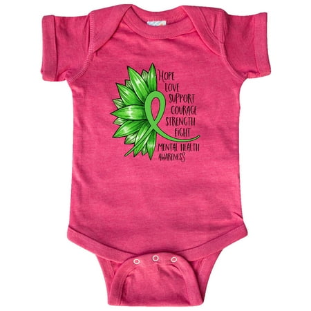 Inktastic Mental Health Awareness Green Sunflower Ribbon Gift Baby Boy or Baby Girl Bodysuit
Inktastic Mental Health Awareness Green Sunflower Ribbon Gift Baby Boy or Baby Girl Bodysuit