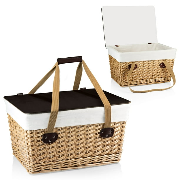 PICNIC TIME Canasta Grande Wicker Basket