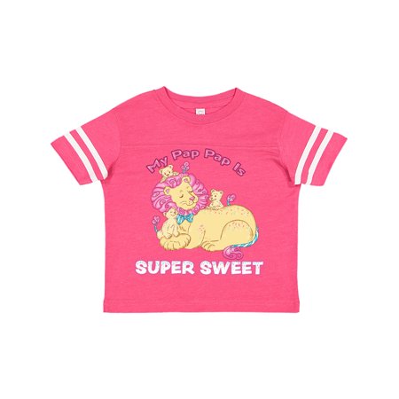 Inktastic My Pap Pap Is Super Sweet Cotton Candy Lions with Pink Mane Gift Toddler Boy or Toddler Girl T-Shirt
Inktastic My Pap Pap Is Super Sweet Cotton Candy Lions with Pink Mane Gift Toddler Boy or Toddler Girl T-Shirt