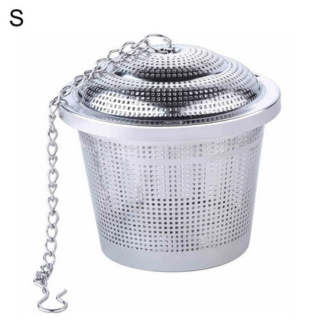 Sanwood Stainless Steel Loose Tea Leaf Brewing Basket Filter Holder Infuser with Chain S Kitchen Tool
Sanwood Stainless Steel Loose Tea Leaf Brewing Basket Filter Holder Infuser with Chain S Kitchen Tool