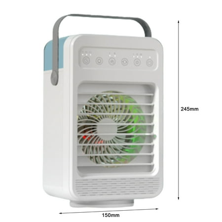 Portable Air Conditioner Fan with Timing & Night Light Humidifier for Home Office Table Desk
Portable Air Conditioner Fan with Timing & Night Light Humidifier for Home Office Table Desk