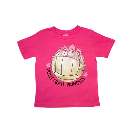 Inktastic Volleyball Princess- Tiara Gift Toddler Toddler Girl T-Shirt