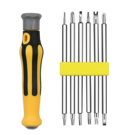 Multifunction Screwdriver Set | 6 In 1 Tech Screwdriver Set | Strong Magnetic 4 Types Small Screwdriver Bits Combo Screwdriver For Work
Multifunction Screwdriver Set | 6 In 1 Tech Screwdriver Set | Strong Magnetic 4 Types Small Screwdriver Bits Combo Screwdriver For Work