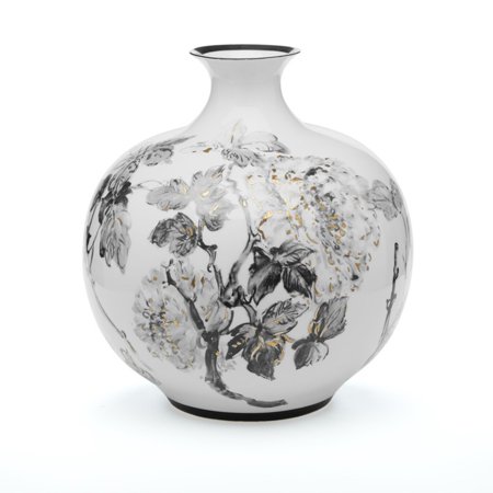 Passport Collection Hand Painted Floral Vase