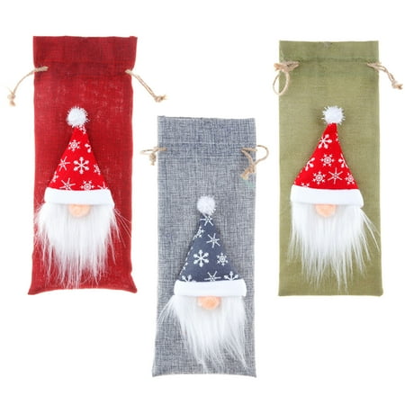 Egmy Christmas Rudolph Wine Bottle Cover Set Bag Faceless Doll Goblin Gnome Wine Bottle Decoration Bag Cover
Egmy Christmas Rudolph Wine Bottle Cover Set Bag Faceless Doll Goblin Gnome Wine Bottle Decoration Bag Cover