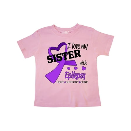 Inktastic I Love my Sister with Epilepsy Hope Support Cure Gift Toddler Boy or Toddler Girl T-Shirt
Inktastic I Love my Sister with Epilepsy Hope Support Cure Gift Toddler Boy or Toddler Girl T-Shirt