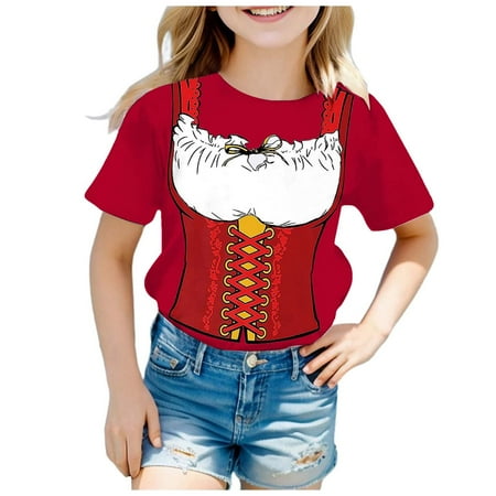 Girls Fashion Festival Printed Round Neck Short Sleeve Casual T Shirt Top (3) Toddler Shirts Girls 2t Size 2 Clothes for Girls Long Sleeve Undershirt Women Girls Shirt with Pocket Girls Size 5 Clothes
Girls Fashion Festival Printed Round Neck Short Sleeve Casual T Shirt Top (3) Toddler Shirts Girls 2t Size 2 Clothes for Girls Long Sleeve Undershirt Women Girls Shirt with Pocket Girls Size 5 Clothes