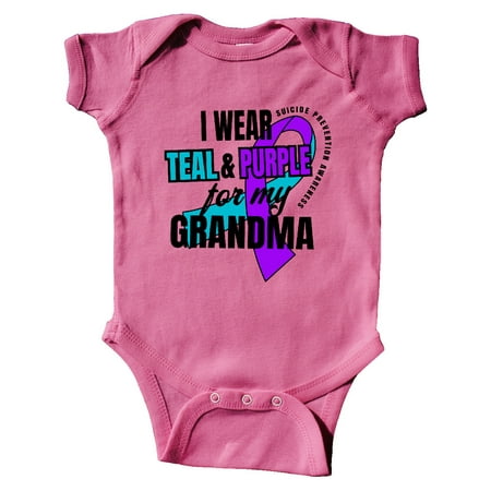Inktastic Suicide Prevention I Wear Teal and Purple for My Grandma Gift Baby Boy or Baby Girl Bodysuit
Inktastic Suicide Prevention I Wear Teal and Purple for My Grandma Gift Baby Boy or Baby Girl Bodysuit