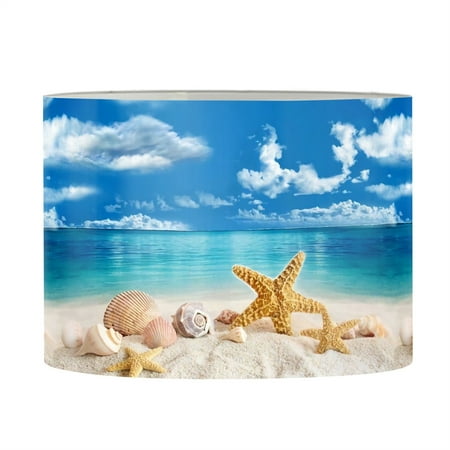 Xoenoiee Lampshade for Floor Light Table Lamp Pendant Light Home Decor PVC Drum Lamp Shade Summer Beach Starfish Shell Medium Size 13.4 x 8.1
Xoenoiee Lampshade for Floor Light Table Lamp Pendant Light Home Decor PVC Drum Lamp Shade Summer Beach Starfish Shell Medium Size 13.4 x 8.1
