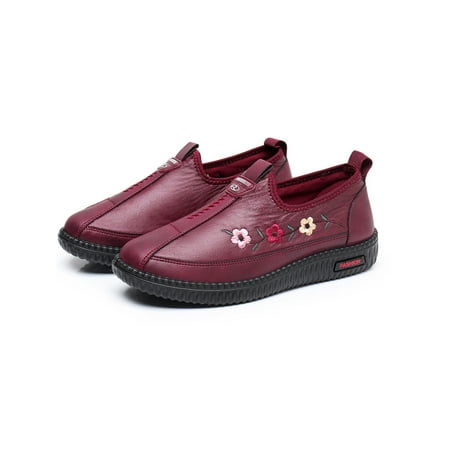 Rotosw Womens Casual Shoes Slip On Flats Non-Slip Loafers Work Walking Shoe Driving Waterproof Comfort Red 6.5
Rotosw Womens Casual Shoes Slip On Flats Non-Slip Loafers Work Walking Shoe Driving Waterproof Comfort Red 6.5