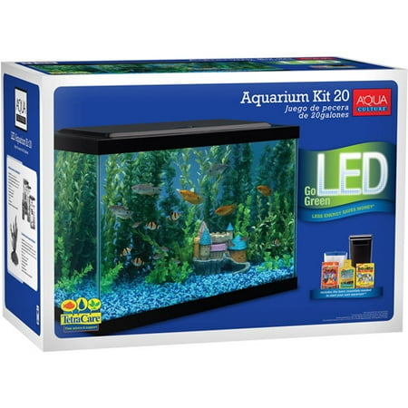 Aqua Culture 20 Gallon Aquarium Starter Kit with LED
