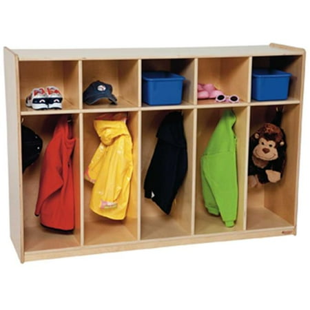Wood Designs 53700 Tip-Me-Not 36 In. H, 5 Section Locker
