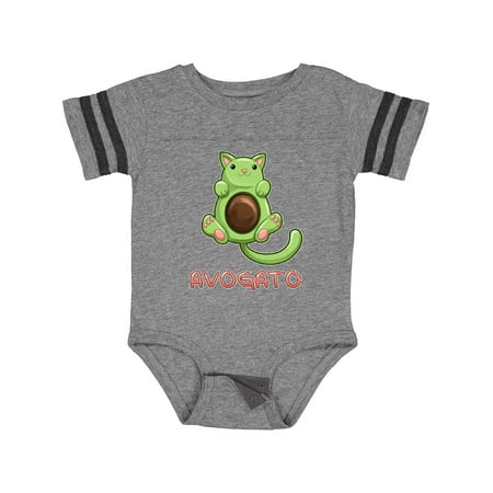 Inktastic Avogato- Cute Green Cat Avocado Gift Baby Boy or Baby Girl Bodysuit