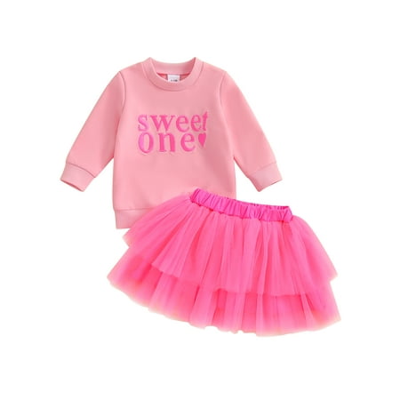 Bagilaanoe 2Pcs Baby Girls Birthday Clothes Newborn Letter Embroidery Long Sleeve Sweatshirt Tops + Tulle A-Line Skirt 6M 12M 18M Infant Casual Skirt Set
Bagilaanoe 2Pcs Baby Girls Birthday Clothes Newborn Letter Embroidery Long Sleeve Sweatshirt Tops + Tulle A-Line Skirt 6M 12M 18M Infant Casual Skirt Set