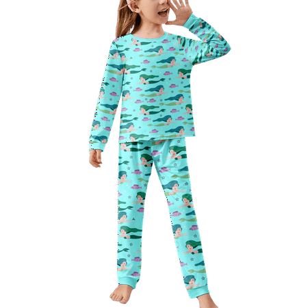 Kids Pajamas Set Mermaid Charming Unique Attractive Design Long Sleeve Sleepwears for Kids for Daily
Kids Pajamas Set Mermaid Charming Unique Attractive Design Long Sleeve Sleepwears for Kids for Daily