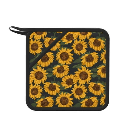 1 PCS Pot Holders for Kitchen - Heat Resistant Silicone Pot Holders with Hanging Loop Yellow blooming sunflowers Non Slip Oven Hot Pads Potholders for Decor Baking Cooking Kitchen
1 PCS Pot Holders for Kitchen - Heat Resistant Silicone Pot Holders with Hanging Loop Yellow blooming sunflowers Non Slip Oven Hot Pads Potholders for Decor Baking Cooking Kitchen
