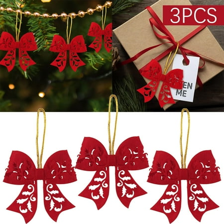 3PCS Christmas Pendant Bow Christmas Tree Ornament Christmas Gift Decoration Ornament Decoration Wall Hanging Home Craft Party Party Decorations
3PCS Christmas Pendant Bow Christmas Tree Ornament Christmas Gift Decoration Ornament Decoration Wall Hanging Home Craft Party Party Decorations
