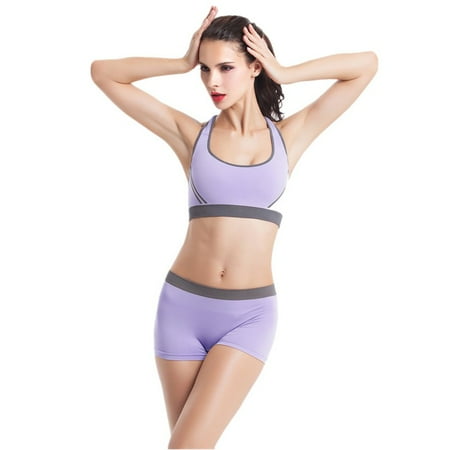 Toyella Women s Shockproof Sport bra SuitsWomen s Shockproof Sport bra Suits Purple L
Toyella Women s Shockproof Sport bra SuitsWomen s Shockproof Sport bra Suits Purple L