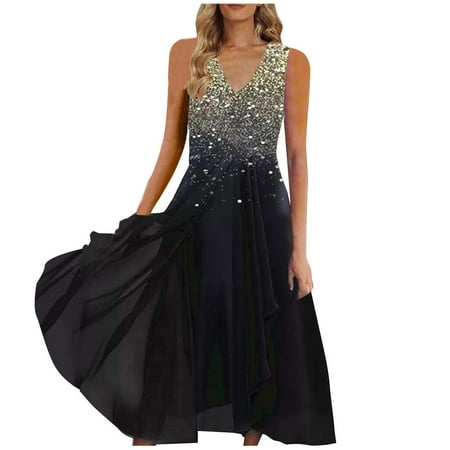 SIMQOing Women s Maxi Dresses Sleeveless V Neck Irregular Hem Dress Summer Casual Chiffon Flowy Dress
SIMQOing Women s Maxi Dresses Sleeveless V Neck Irregular Hem Dress Summer Casual Chiffon Flowy Dress