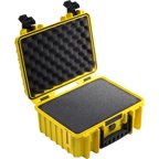 B&w Cases 3000/Y/SI 3000 Yellow Case With Pre-cut Foam