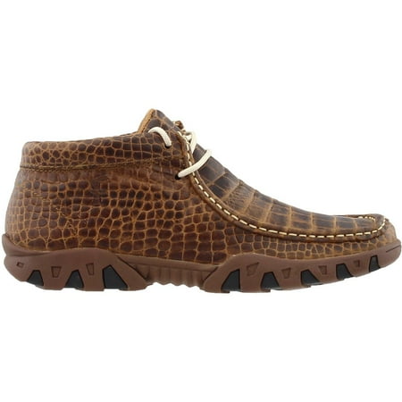 Ferrini Womens Print Crocodile Belly Rogue Chukka Casual Boots Ankle