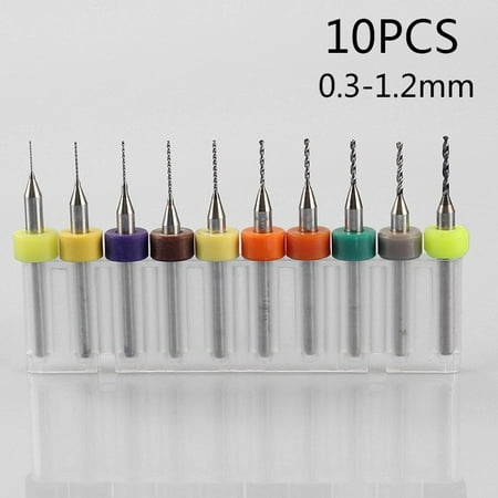 BAMILL 10pcs/Set 0.3-1.2mm Tungsten Steel Drill Bits PCB Print Circuit Board Drill Bit
BAMILL 10pcs/Set 0.3-1.2mm Tungsten Steel Drill Bits PCB Print Circuit Board Drill Bit
