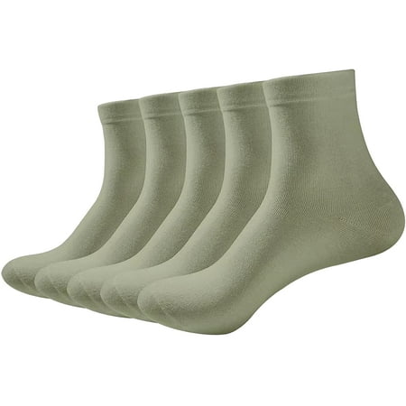 SERISIMPLE Women Ankle Socks Bamboo Crew Thin Boot Lightweight Soft Breathable Socks 5 Pairs (Green Medium)
SERISIMPLE Women Ankle Socks Bamboo Crew Thin Boot Lightweight Soft Breathable Socks 5 Pairs (Green Medium)