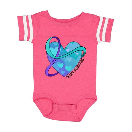 Inktastic Suicide Prevention Awareness Purple and Teal Heart Ribbon Gift Baby Boy or Baby Girl Bodysuit
Inktastic Suicide Prevention Awareness Purple and Teal Heart Ribbon Gift Baby Boy or Baby Girl Bodysuit