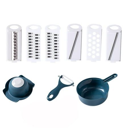 Wozhidaoke home Vegetable Slicers Cutter Cheese Grater Multi function Vegetable 12 Piece Set kitchen organization kitchen gadgets
Wozhidaoke home Vegetable Slicers Cutter Cheese Grater Multi function Vegetable 12 Piece Set kitchen organization kitchen gadgets