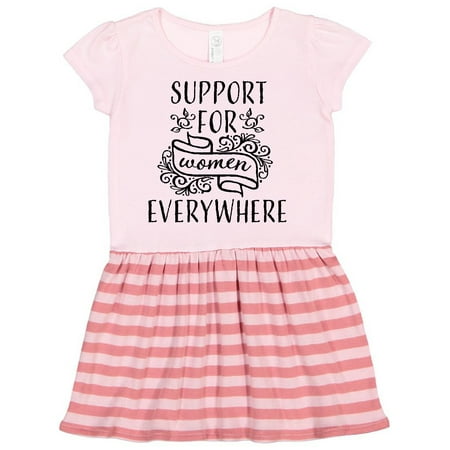 Inktastic Support for Women Everywhere Gift Toddler Girl Dress
