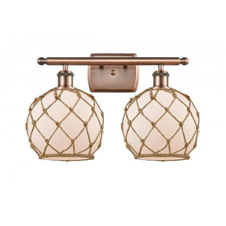 Innovations Lighting 516-2W Farmhouse Rope Farmhouse Rope 2 Light 16 Wide Bathroom Vanity
Innovations Lighting 516-2W Farmhouse Rope Farmhouse Rope 2 Light 16 Wide Bathroom Vanity