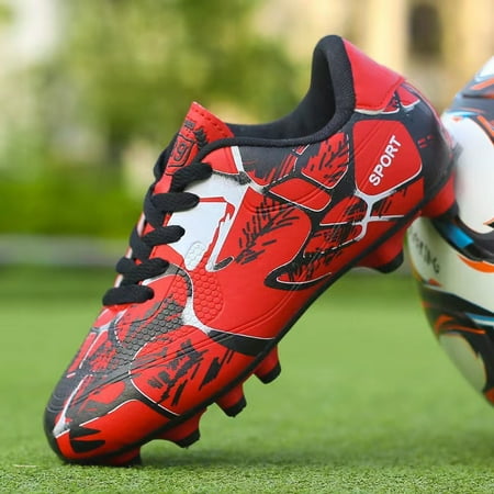 Kids Soccer Shoes Lightweight Comfortable Non-slip Cleat Training Sneakers Football Shoes For Boys Children
Kids Soccer Shoes Lightweight Comfortable Non-slip Cleat Training Sneakers Football Shoes For Boys Children