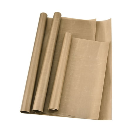 Uxcell 30 x 40cm/ 40 x 60cm/40 x 50cm PTFE Sheet Brown 1 set