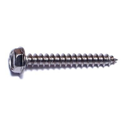 #10 x 1-1/2 18-8 Stainless Steel Slotted Hex Washer Head Sheet Metal Screws SMSHSS-310
#10 x 1-1/2 18-8 Stainless Steel Slotted Hex Washer Head Sheet Metal Screws SMSHSS-310