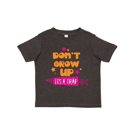 Inktastic Don t Grow Up It s a Trap Arrow Stars Gift Toddler Boy or Toddler Girl T-Shirt
Inktastic Don t Grow Up It s a Trap Arrow Stars Gift Toddler Boy or Toddler Girl T-Shirt